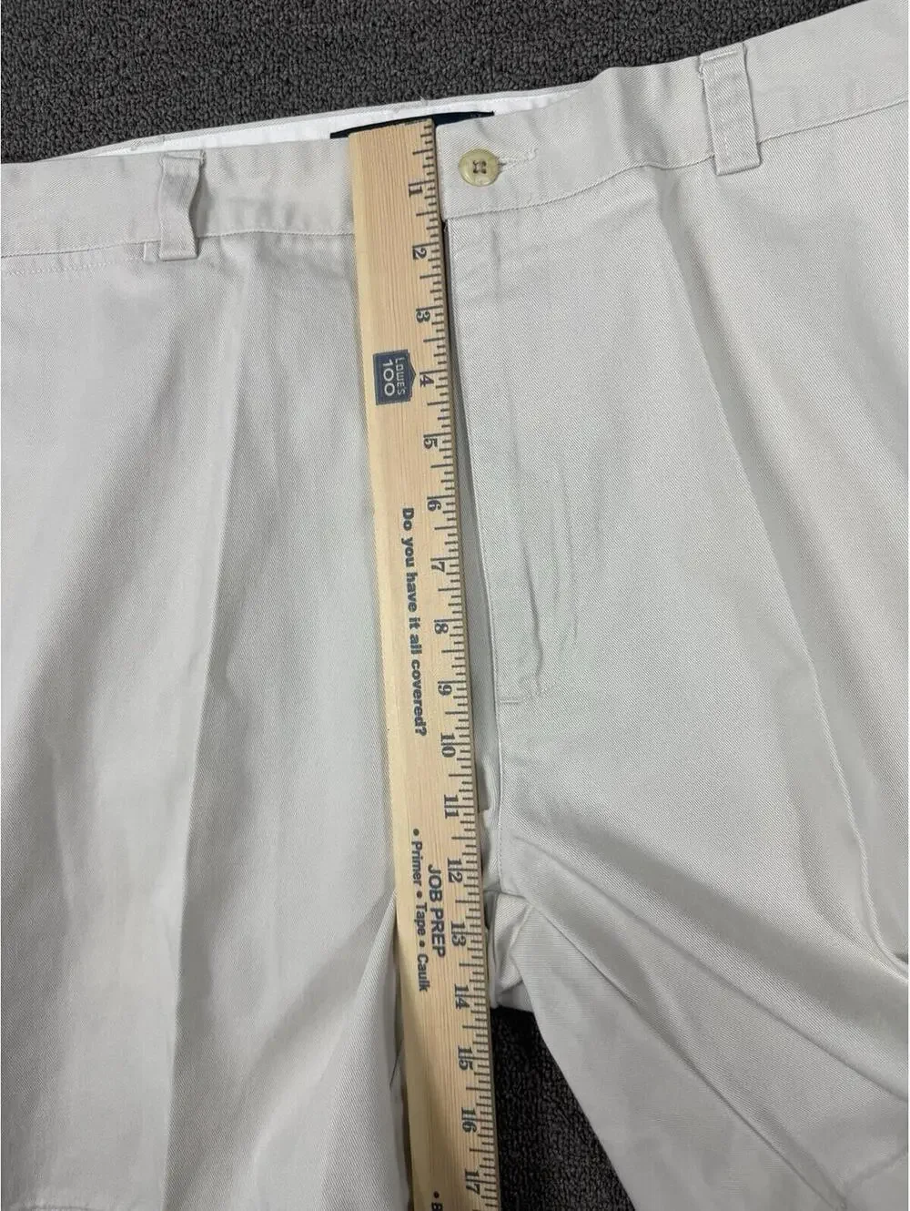 Polo Ralph Lauren Philip Short Mens 34 Khaki Tan Cotton Chino Shorts Flat Front - Picture 5 of 8